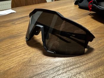 Used 100% Speedcraft Sportbrille Tall Smoke Lense Soft Tact Black bike — image 3 of 5
