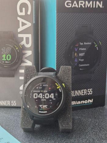 Used Garmin Forerunner 55 GPS Watch bike