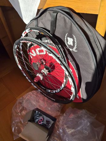 Used Novatec X-Race MTB 26 Tubular Carbon Wheelset bike