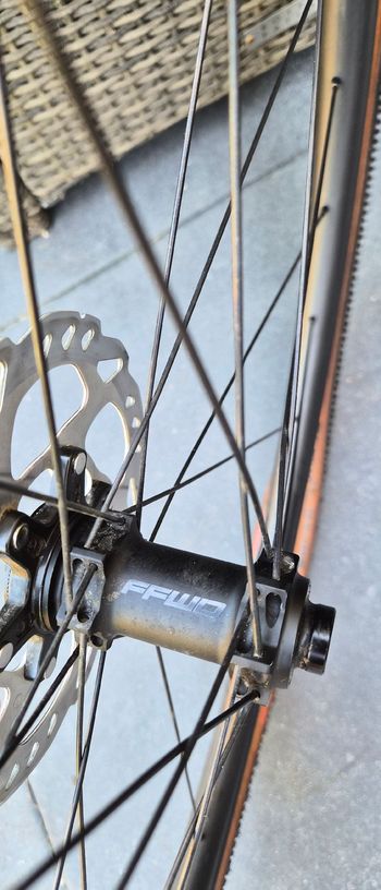 Used Ffwd Tyro 45mm Disc Brake Carbon Clincher Wheel Set 2021 bike — image 7 of 8