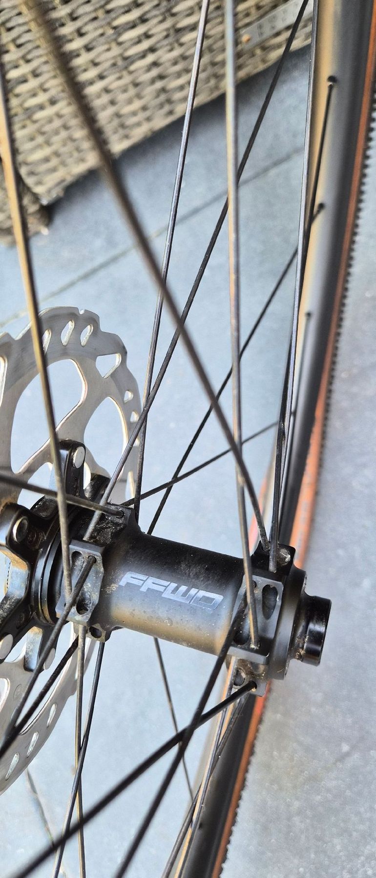 Used Ffwd Tyro 45mm Disc Brake Carbon Clincher Wheel Set 2021 bike — image 7 of 8
