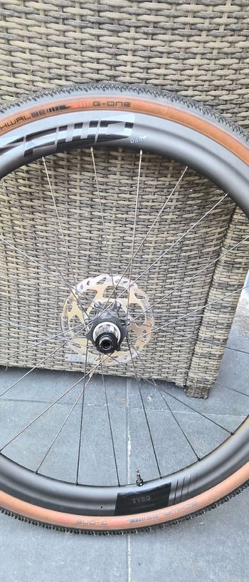 Used Ffwd Tyro 45mm Disc Brake Carbon Clincher Wheel Set 2021 bike — image 3 of 8