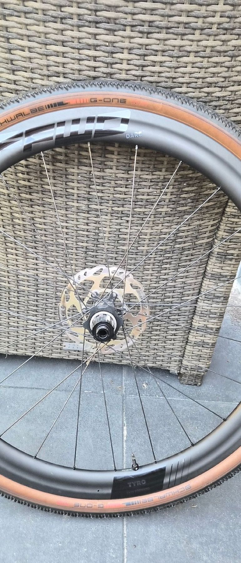 Used Ffwd Tyro 45mm Disc Brake Carbon Clincher Wheel Set 2021 bike — image 3 of 8
