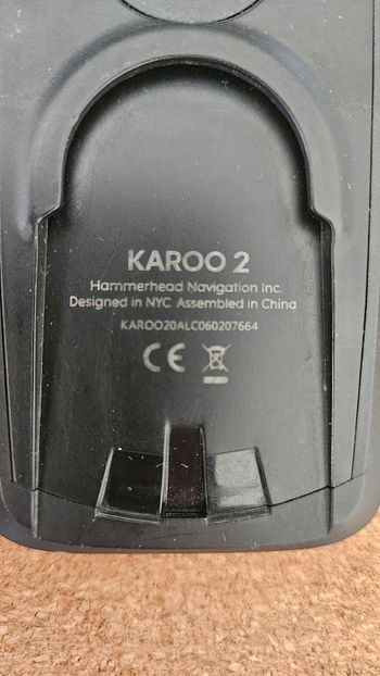 Used Hammerhead Karoo 2 Bike GPS 2024 bike — image 3 of 3