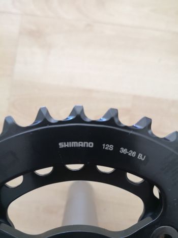 Used Shimano FC-M7120 175mm 36-26T bike — image 2 of 4