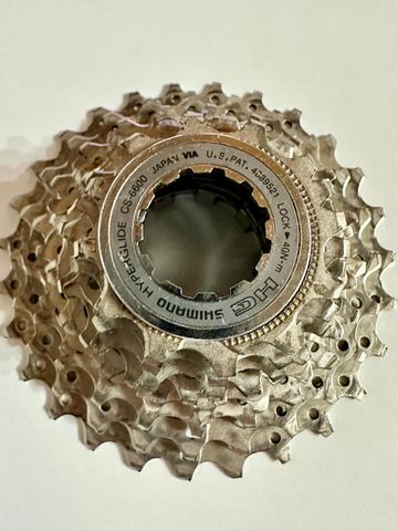 Shimano CS 6600 Cassette 10v 12-27 2017 Drivetrain & Pedals usato