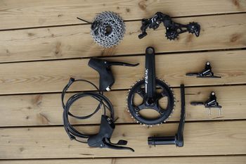 Used Sram Apex 1 Hydraulic Groupset 1x11 bike