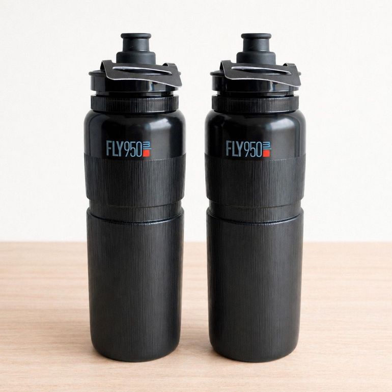 Used Elite Pack 2 Bidons Bicicleta Fly Tex 950ml Preto bike — image 2 of 2