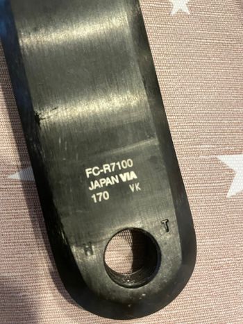 Used Shimano 105 12v 170mm 52/36 2025 bike — image 4 of 4