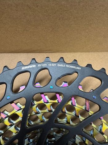 Used Sram XG-1299 Eagle Cassette 10-52t Rainbow bike — image 2 of 2