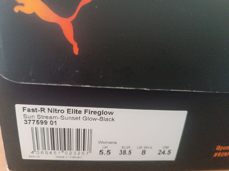 Used Puma Fast-R running shoes bike — image 3 of 9