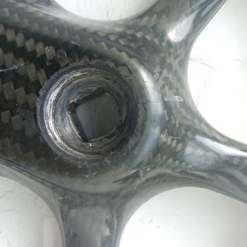 Shimano Carbonio 53 39 Crank 2010 Drivetrain & Pedals usato