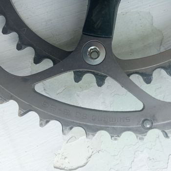 Used Shimano Carbonio 53 39 Crank 2010 bike — image 3 of 7