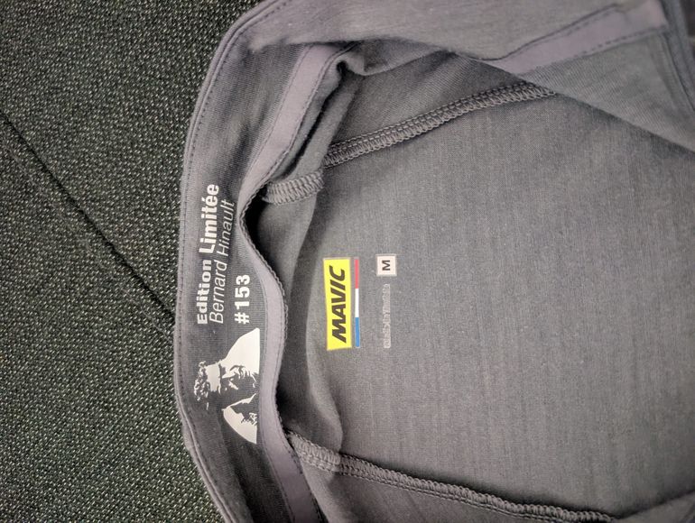 Used Mavic Bernard Hinault Édition Limitée Mérinos Jersey Size M 2020 bike — image 6 of 6