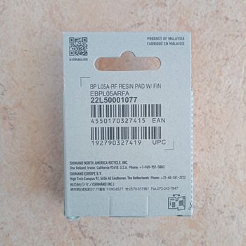 Used Shimano Pastilhas de travão de disco BP-L05A-RF bike — image 3 of 3