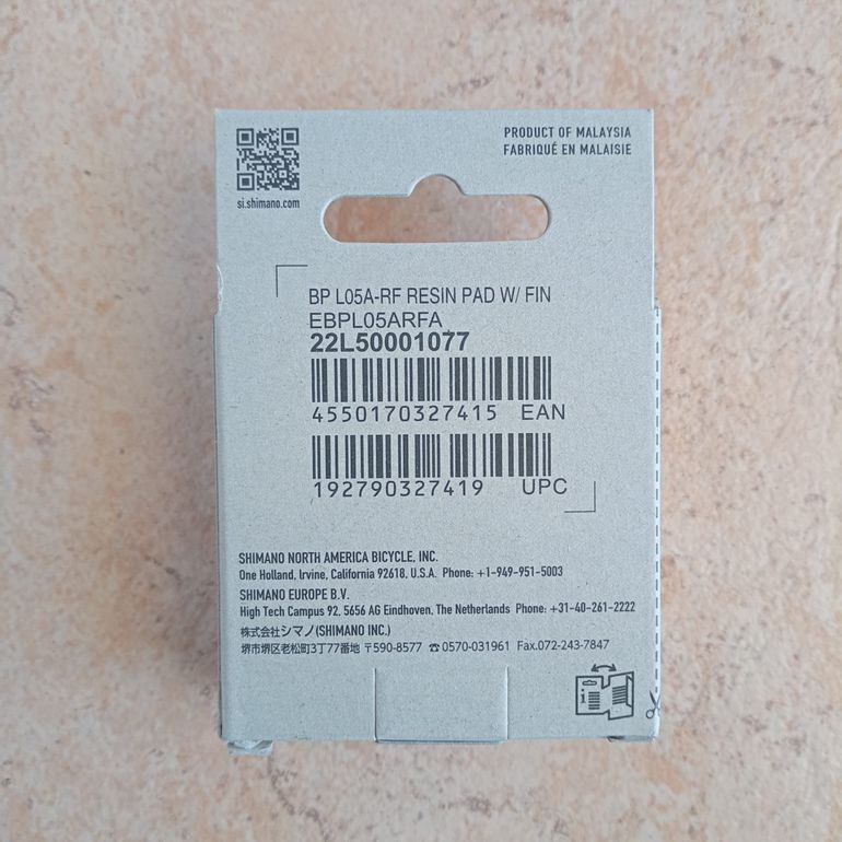 Used Shimano Pastilhas de travão de disco BP-L05A-RF bike — image 3 of 3