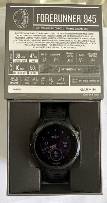 Used Garmin Forerunner 945 GPS Watch 2021 bike — image 11 of 11