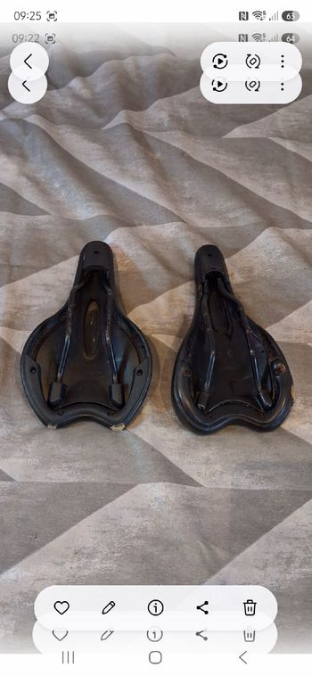 Gebrauchtes ERGOFITSYSTEM Sillín de bicicleta bike — Bild 3 von 5