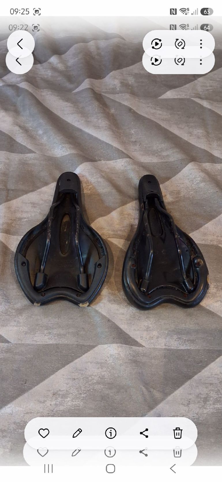 Gebrauchtes ERGOFITSYSTEM Sillín de bicicleta bike — Bild 3 von 5