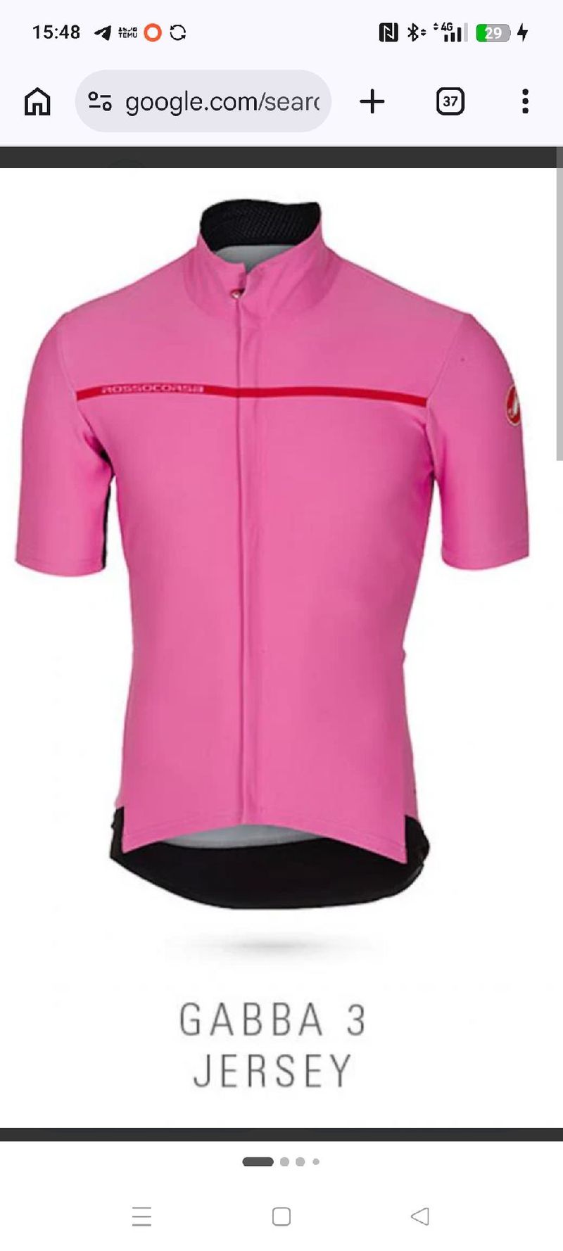 Tweedehands Castelli Gabba Perfecto Rosa Limited Edition Cycling Clothing