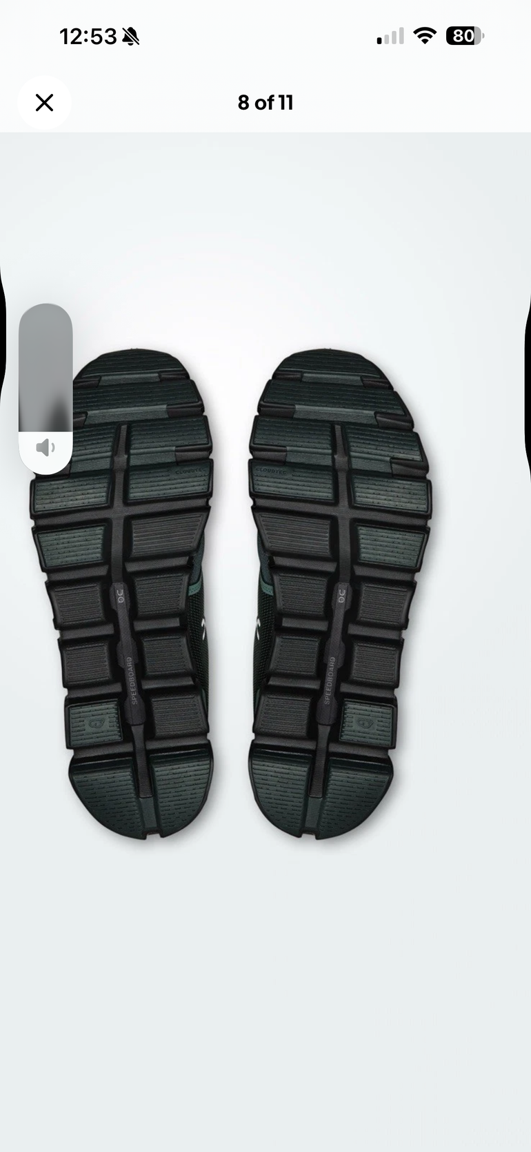 Used On Cloud Cloud 6 Unisex M9.5/W11 Evergreen-Black 2025 bike — image 5 of 7