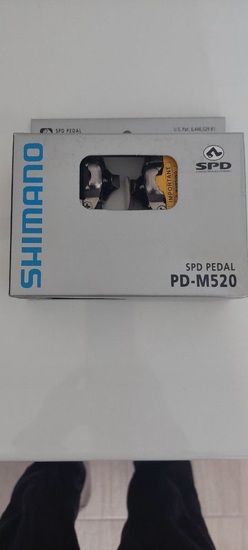 Brugt Shimano PD M520 Quick Release Pedals bike — billede 1 af 5