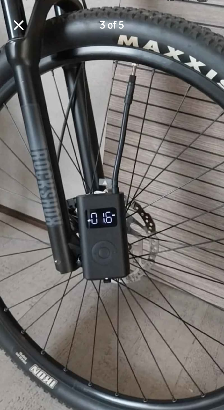 Used Xiaomi Compresor inflado recargable bike — image 2 of 3