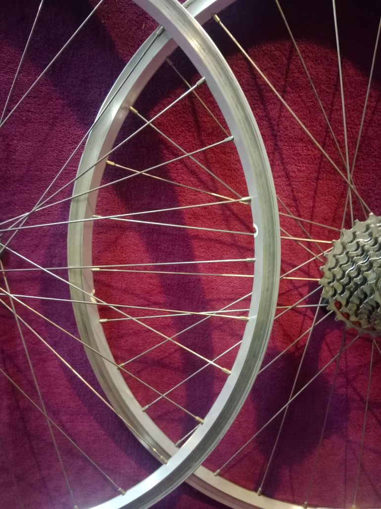 Used Ruote su cerchi Campagnolo contax e mozzi shimano XT mtb, mountain bike bike — image 3 of 11