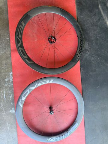 Used Roval CLX 60 Rapide Carbon Clincher Wheelset 11 Speed Wheels