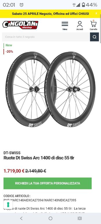 Used Dt Swiss arc1400 2026 bike — image 5 of 5