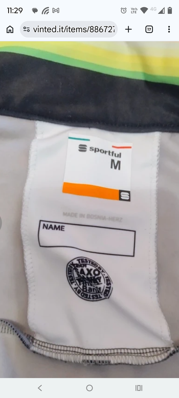 Used Sportful Giacca ciclismo wind stopper bike — image 3 of 3