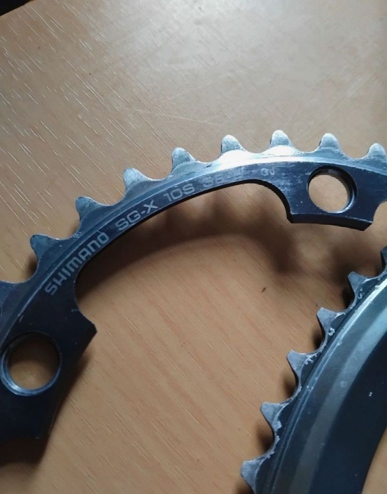Used Shimano Dura-Ace SG-X 10 Speed 53/39 Chainrings bike — image 3 of 9