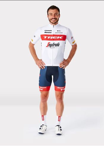 Used Santini Trek-Segafredo Men's Team Replica Race Salopette bike — image 2 of 4