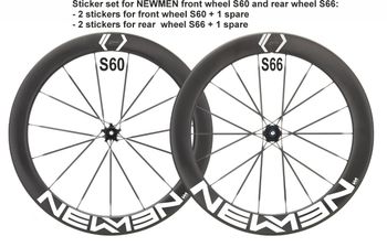 Used Newmen Stickers Streem front S60 rear S66 Disc Custom decals 2023 bike — image 3 of 3