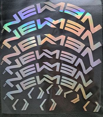 Used Newmen Stickers Streem front S60 rear S66 Disc Custom decals 2023 bike
