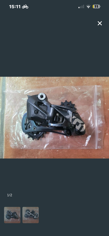 Used Sram X01 Eagle AXS Derailleur bike