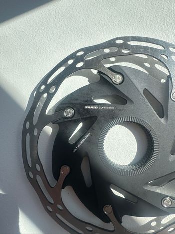 Used Sram CLX-R Brake Rotors 140mm + 160mm 2026 bike — image 3 of 4