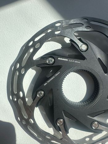 Used Sram CLX-R Brake Rotors 140mm + 160mm 2026 bike — image 4 of 4