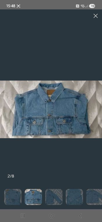 Used mango jacket denim XXL bike — image 2 of 7