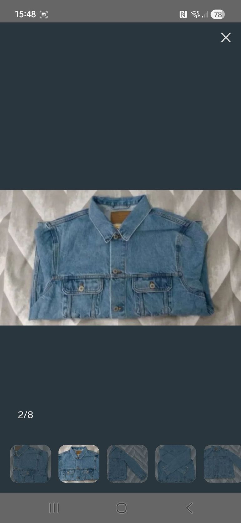 Used mango jacket denim XXL bike — image 2 of 7