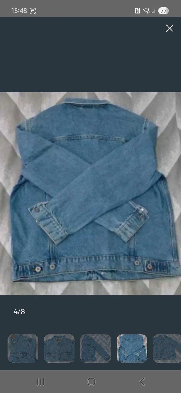 Used mango jacket denim XXL bike — image 4 of 7