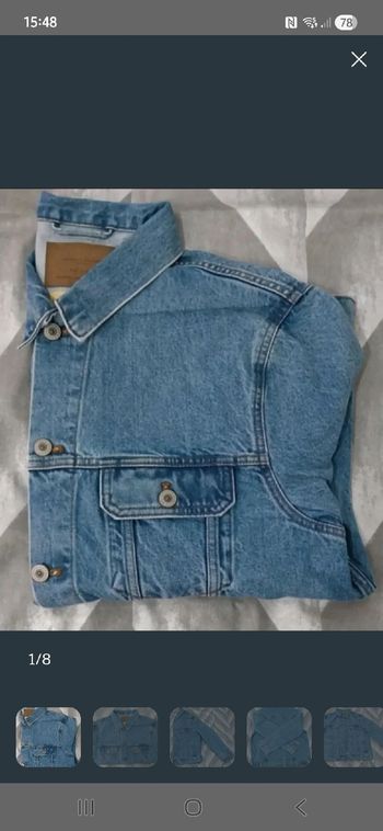 Used mango jacket denim XXL bike