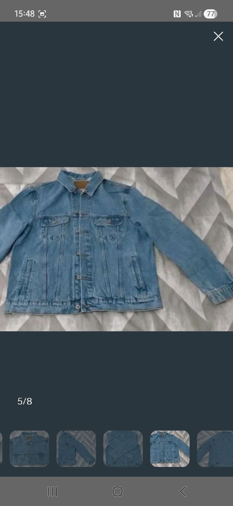 Used mango jacket denim XXL bike — image 5 of 7