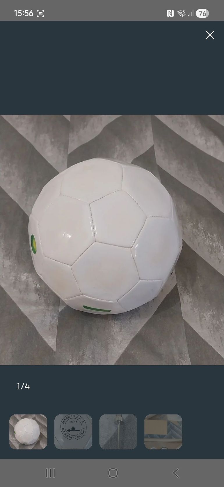 Used size 5 balon futbol ligero bike — image 1 of 3