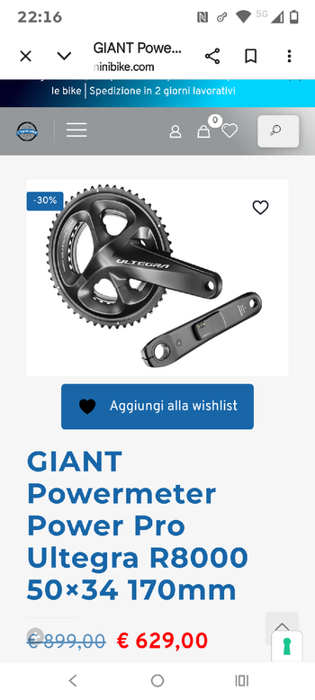 Used Shimano Ultegra Power Meter Giant 2024 bike — image 3 of 3