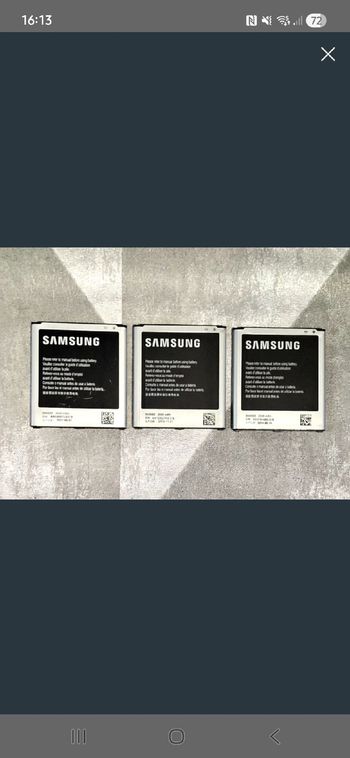 Used Samsung 3 baterias S4 bike