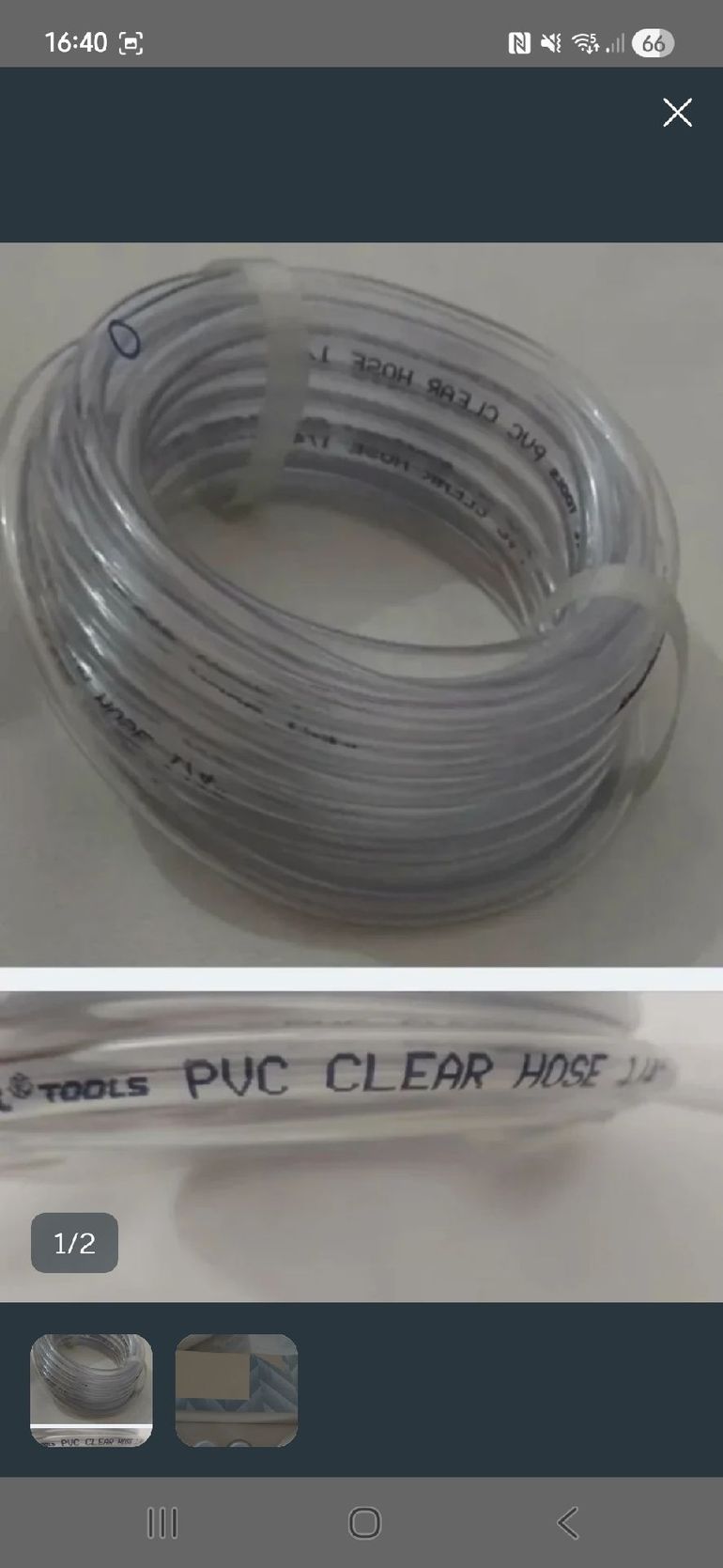 Used PVC tubo 1/4" - 6mm bike — image 2 of 2