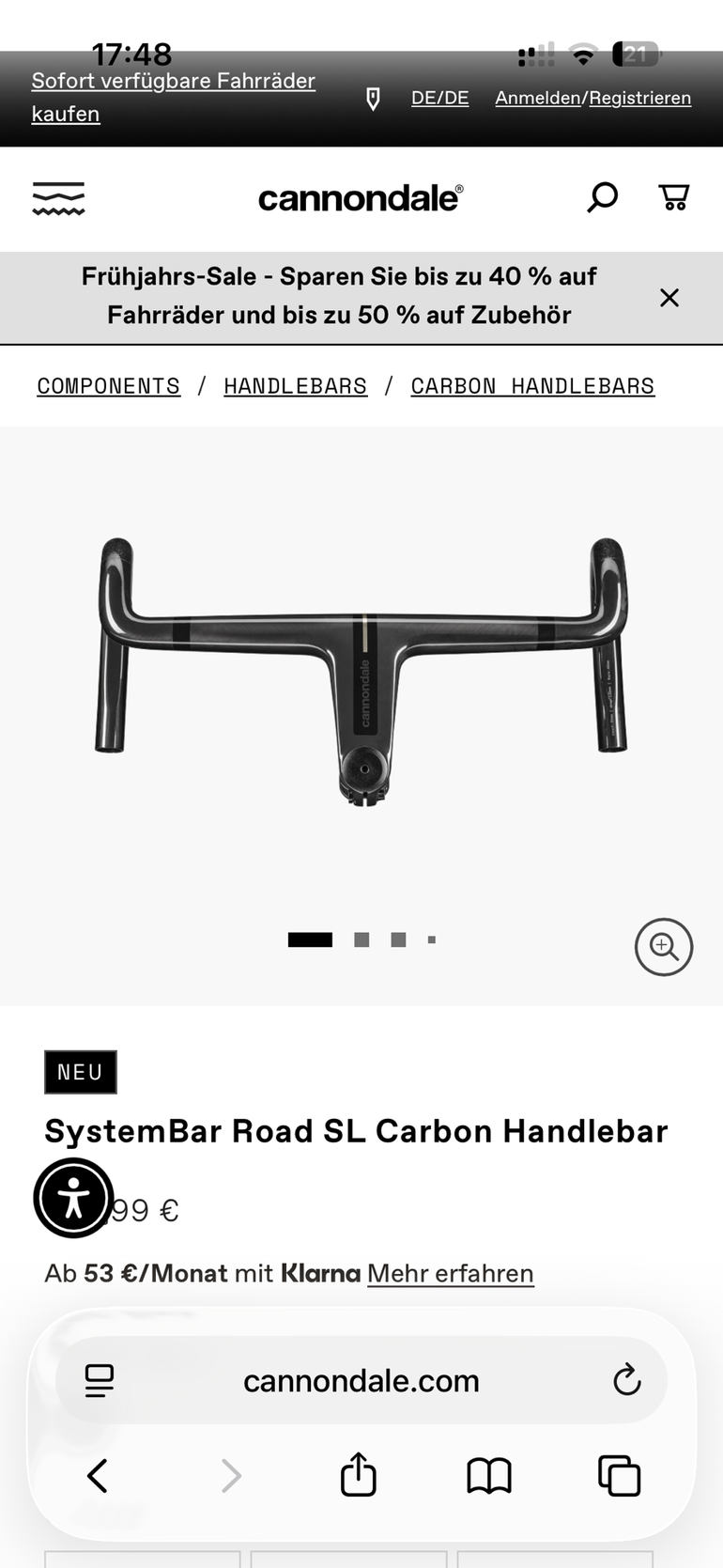 Used Cannondale Lenker bike — image 1 of 5