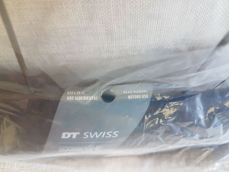 Used Dt Swiss ARC 1400 Dicut Carbon 62 mm Disc Clincher 12x100 DT 240 Hub bike — image 7 of 23