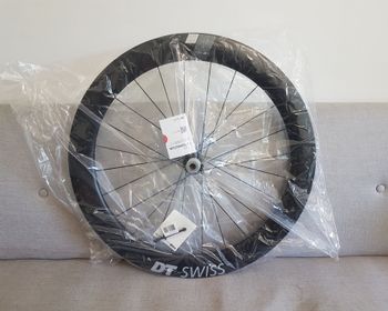Used Dt Swiss ARC 1400 Dicut Carbon 62 mm Disc Clincher 12x100 DT 240 Hub bike